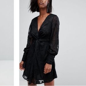 ASOS Floral Black Dress